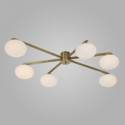 Потолочная люстра Eurosvet Opaline 70220/6 латунь EV_a065766