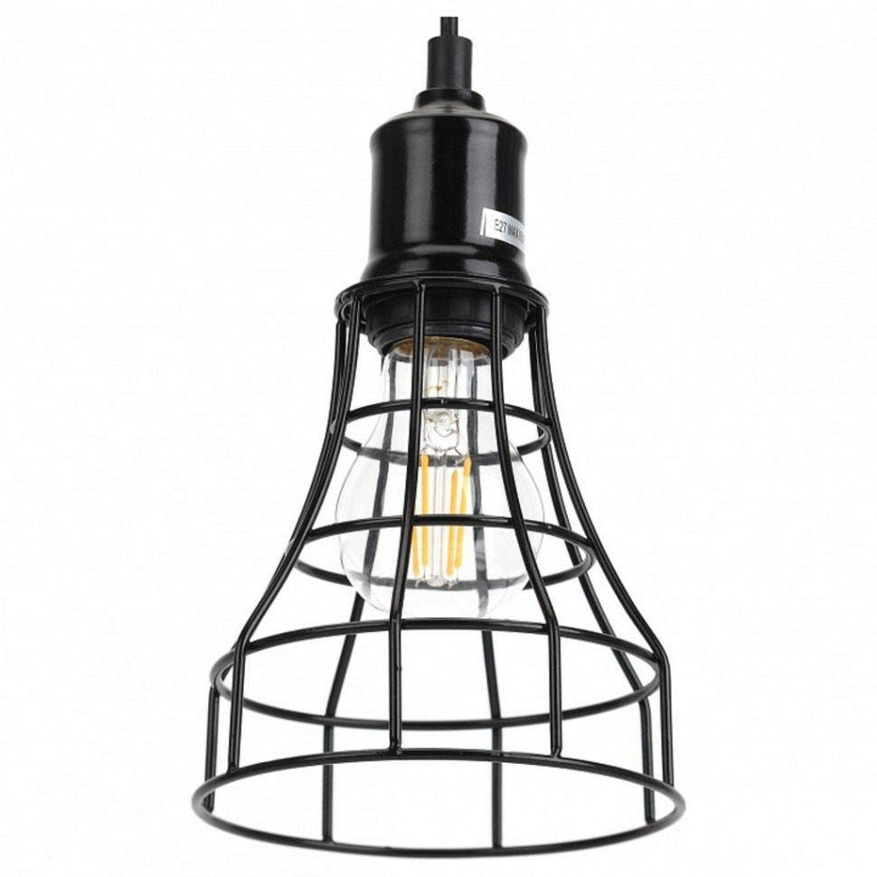 Фото Подвесной светильник Эра PL10 PL10 BK ER_B0037457 - интернет-магазин МегаТерем в Москве