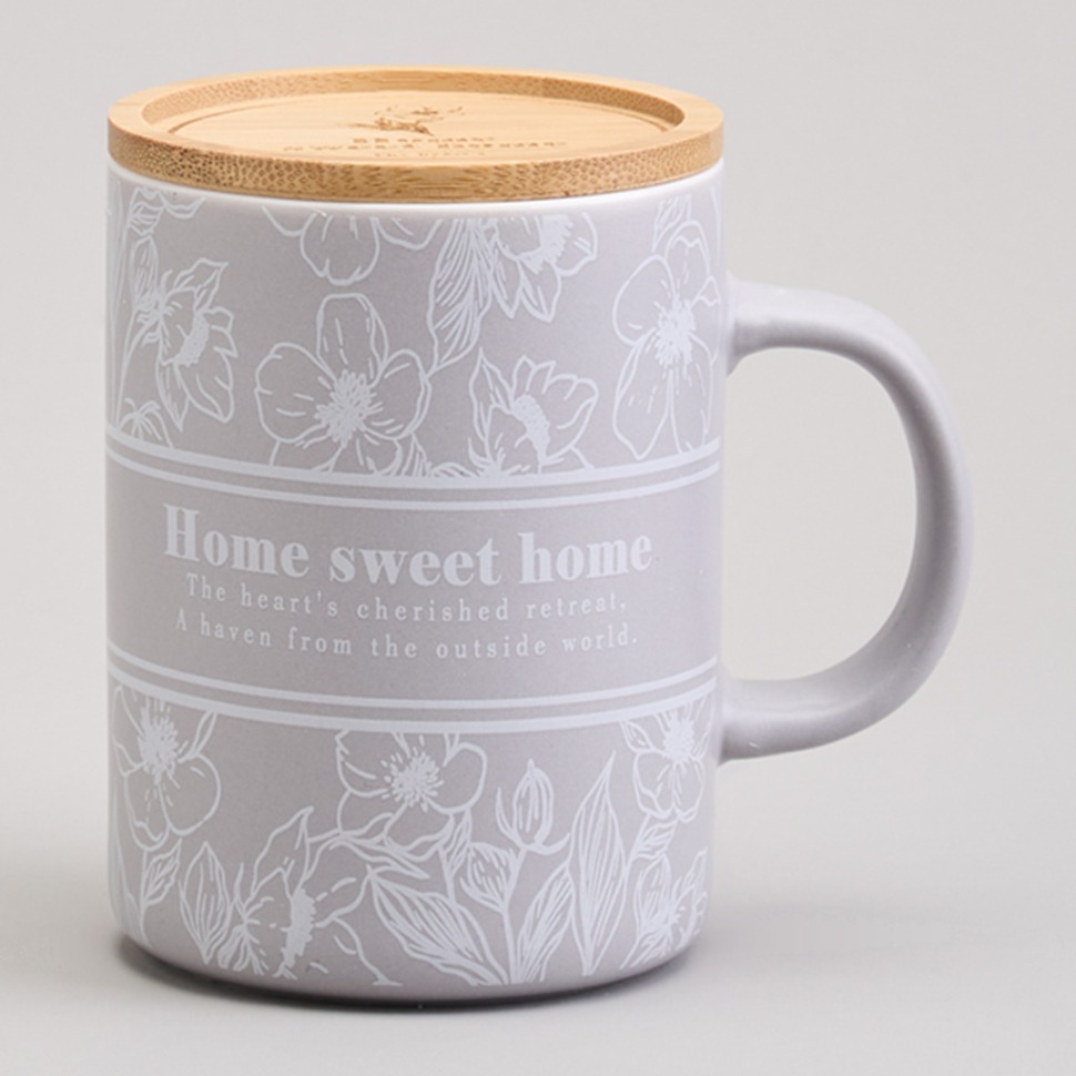 Фото Кружка lefard 400мл с бамбуковой крышкой loving family 8*10.9cm (756-480)  - интернет-магазин МегаТерем в Москве