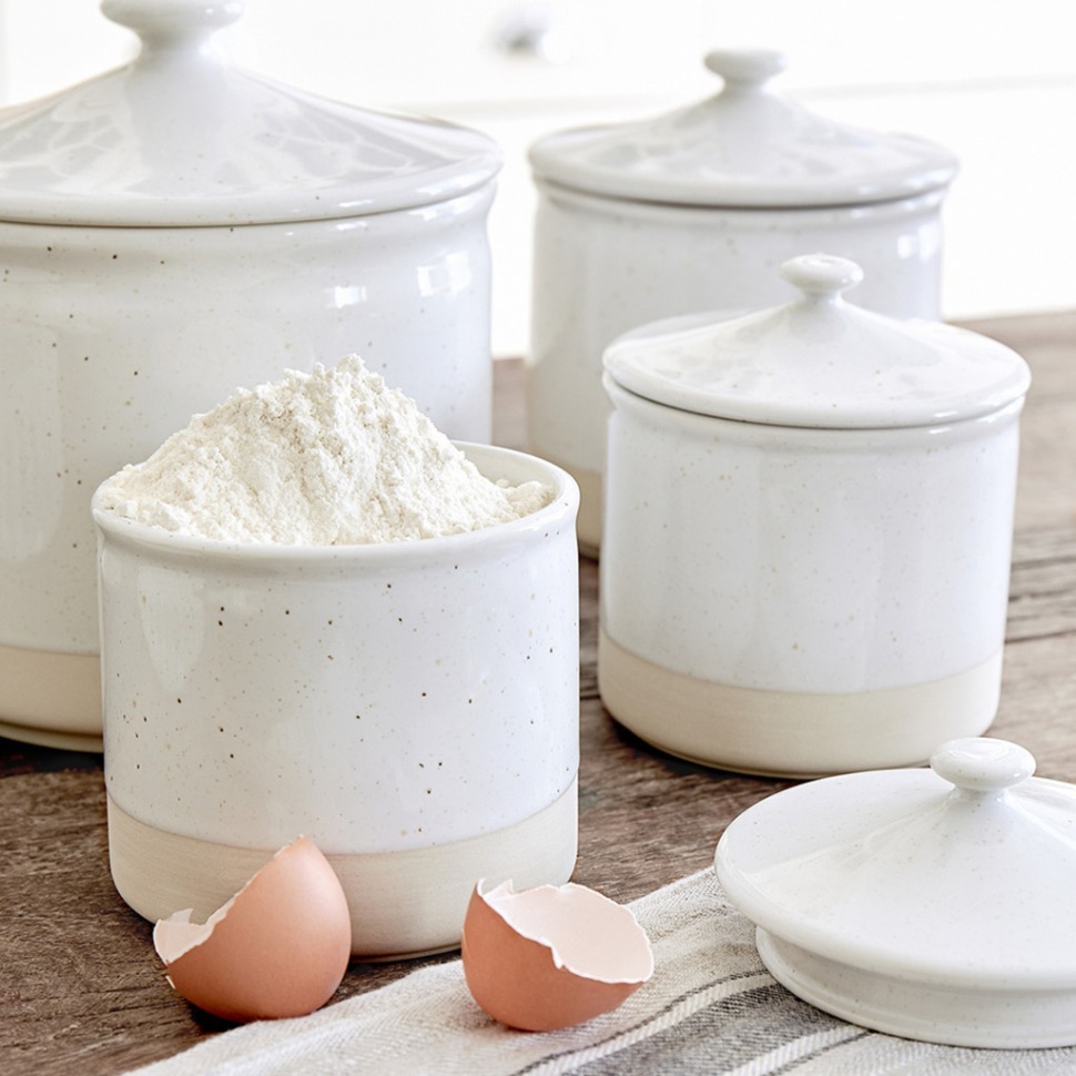 Фото Емкость для хранения FA556-WHI(DX211-02113U), керамика, white, CASAFINA BY COSTA NOVA - интернет-магазин МегаТерем в Москве