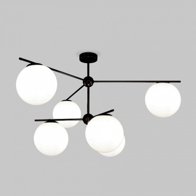 Люстра на штанге Eurosvet Marbella 60147/6 черный EV_a063852