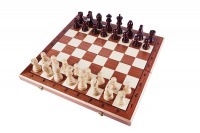 Шахматы "Торнамент-7" 50 см маркетри, Madon (деревянные, Польша) (33375)