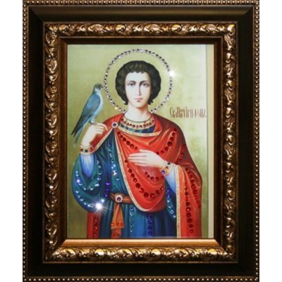 Икона Святой Трифон с кристаллами Swarovski (1390)