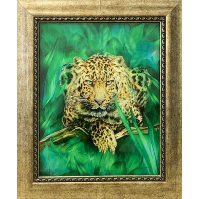 Картина Гепард с кристаллами Swarovski (1622)