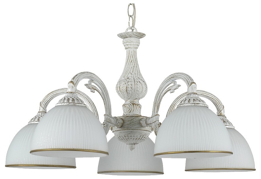 Фото Подвесная люстра Escada Ballad 2134/5S White ESC_2134_5S_White - интернет-магазин МегаТерем в Москве