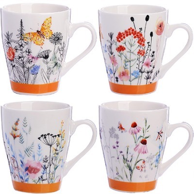 Кружка 340 мл Полевые цветы...