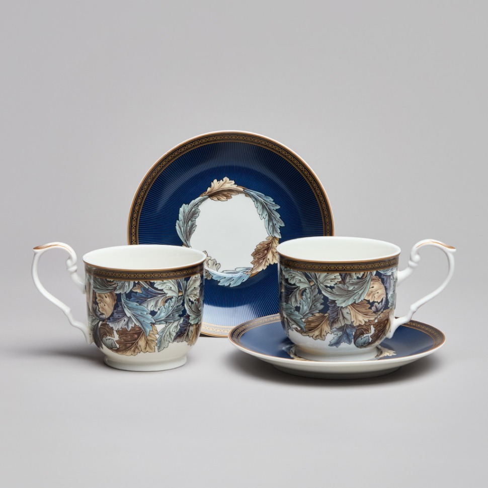 Фото Чайный набор lefard art collection на 2 пер. 4 пр. 280 мл (590-688)  - интернет-магазин МегаТерем в Москве