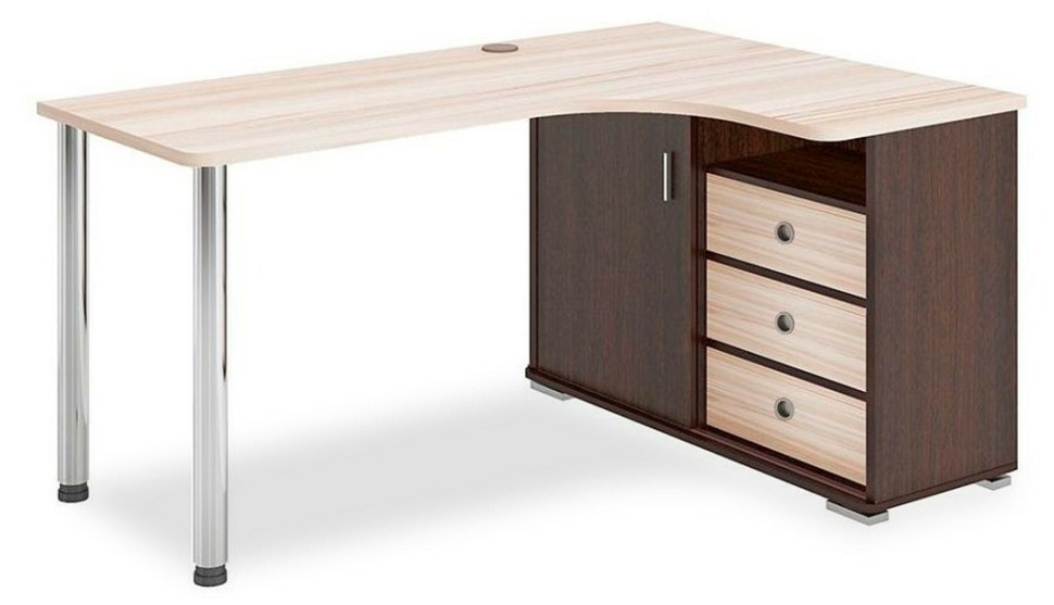 Фото Стол письменный Домино СР-165СМ MER_SR-165SM_VKK-PRAV - интернет-магазин МегаТерем в Москве
