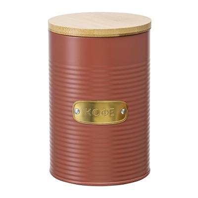 Банка для хранения кофе irmel, 1,3 л, терракота (78375)