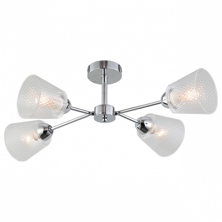 Фото Люстра на штанге Escada 1104 1104/4P Chrome ESC_1104_4P_Chrome - интернет-магазин МегаТерем в Москве