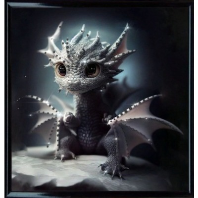 Картина Малыш Дракоша с кри...