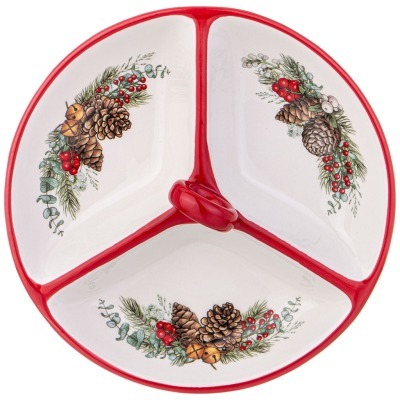 Менажница agness “celebration" 3 сек. 22*7,7 см (358-2259) 