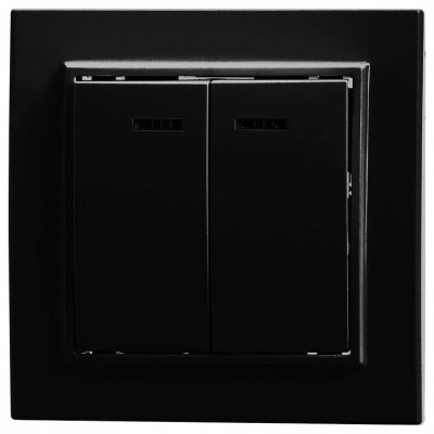 Выключатель двухклавишный с...