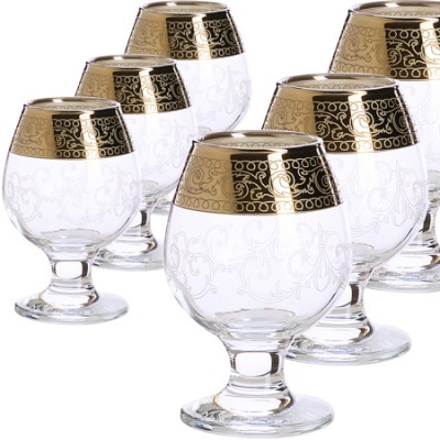 Набор 6-ти стакан д/коньяк ...