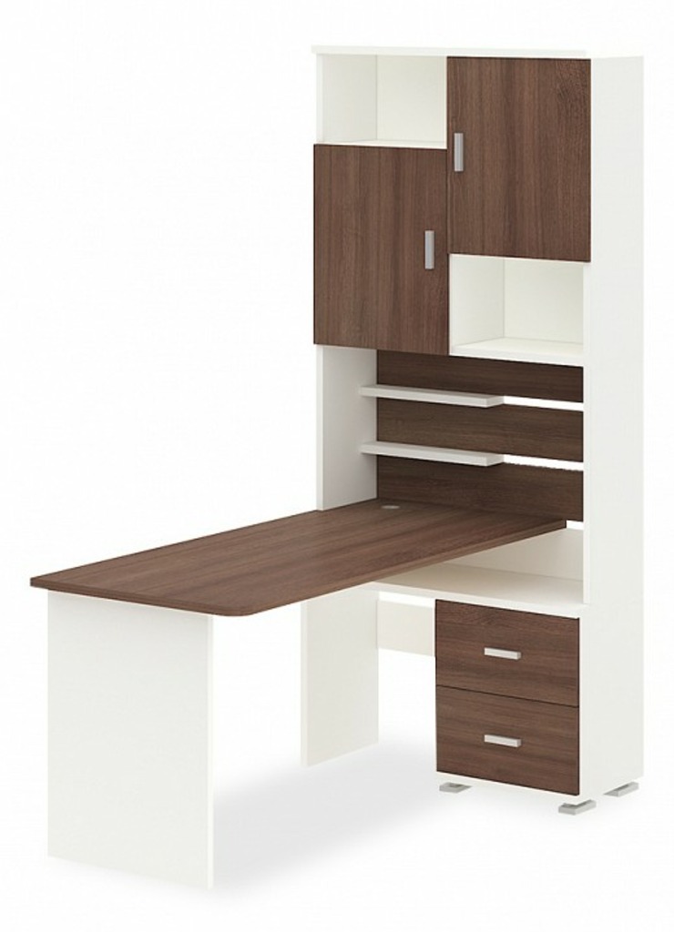 Фото Стол компьютерный Домино СР-720/160 MER_SR-720-160-BESHSH-CH-PRAV - интернет-магазин МегаТерем в Москве