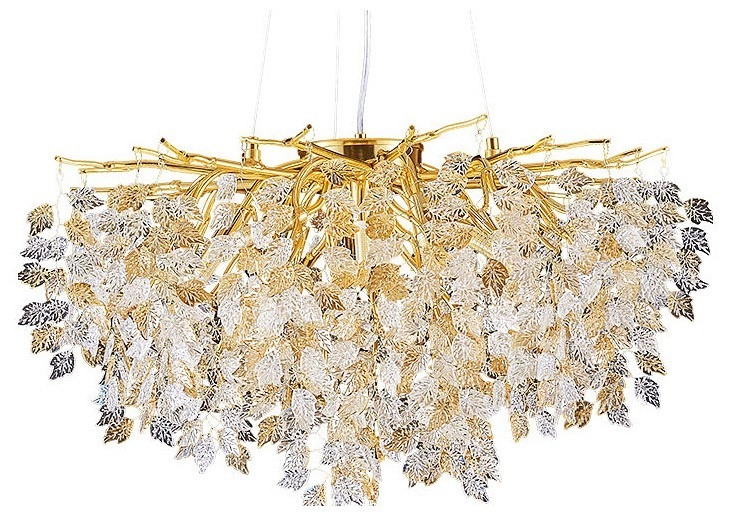 Фото Подвесная люстра Divinare Salice 3136/01 SP-8 DV_3136_01_SP-8 - интернет-магазин МегаТерем в Москве