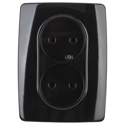 Розетка двойная без заземле...