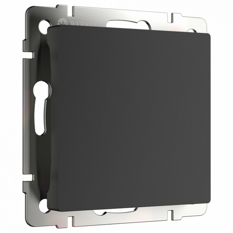 Фото Заглушка для поста Werkel черный матовый W1159208 WRK_a051597 - интернет-магазин МегаТерем в Москве