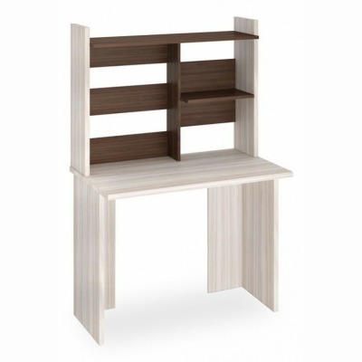 Стол компьютерный Домино Лайт СКЛ-Прям-100 без тумбы+НКЛ-100 MER_SKL-Pryam100_bez_tumby-NKL-100_KSH