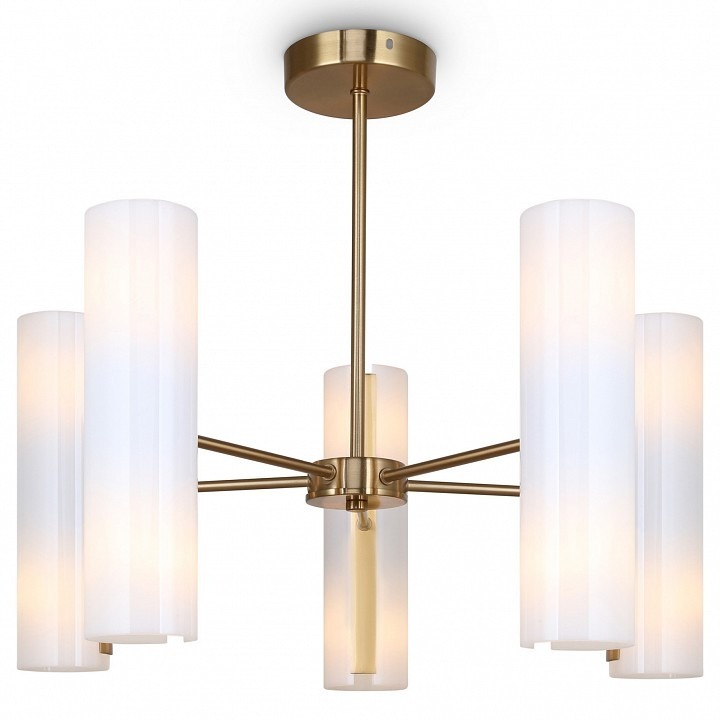 Фото Люстра на штанге Freya Fiore FR5368CL-10BS MY_FR5368CL-10BS - интернет-магазин МегаТерем в Москве