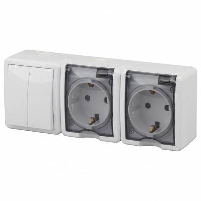 Блок с розеткой и выключате...