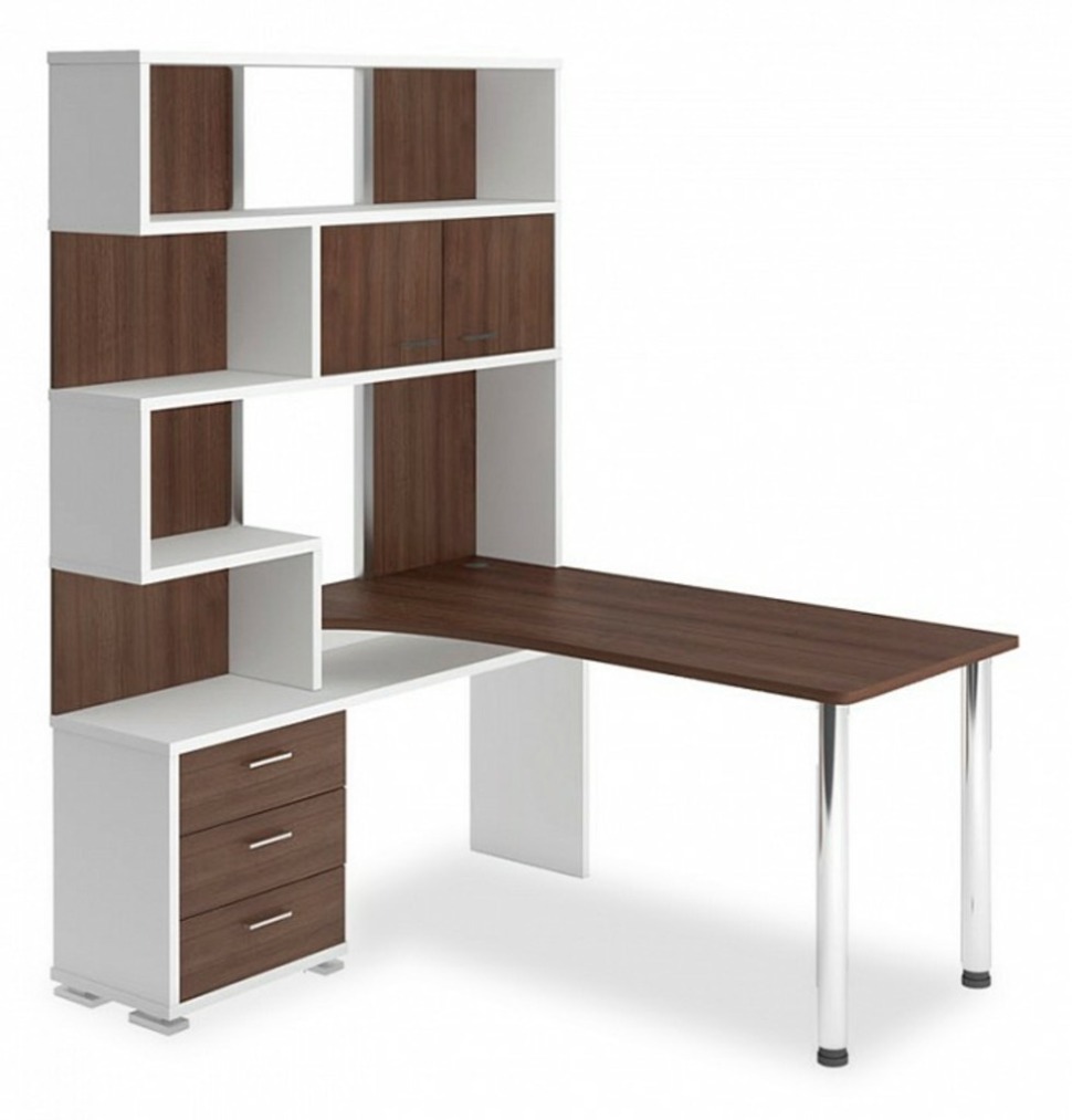 Фото Стол компьютерный Домино СР-420/150 MER_SR-420_150_BESHSH-LEV - интернет-магазин МегаТерем в Москве