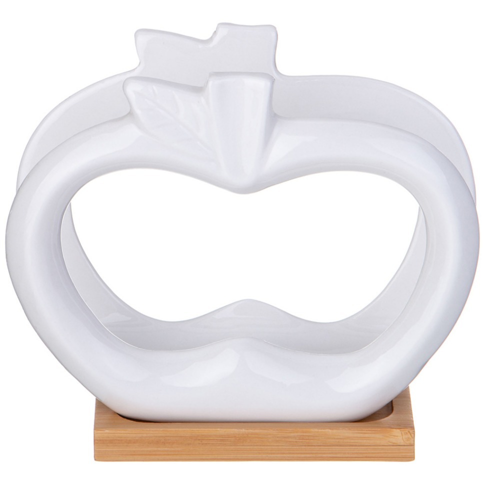 Фото Салфетница lefard native 13*5*10,5 см на дерев. подставке (587-198)  - интернет-магазин МегаТерем в Москве