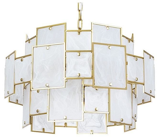 Фото Подвесная люстра Arte Lamp Theemin A4068LM-12SG AR_A4068LM-12SG - интернет-магазин МегаТерем в Москве