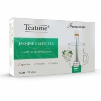 Чай TEATONE зеленый с ароматом жасмина 100 стиков по 1,8 г 1242 622803 (96181)