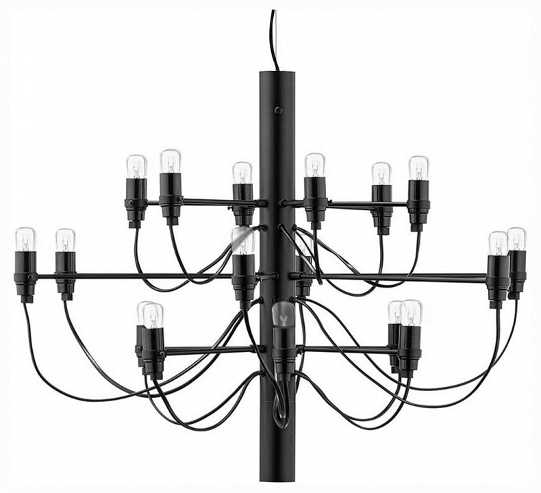 Фото Подвесная люстра Loft it Gino 10196/650 Black LF_10196_650_Black - интернет-магазин МегаТерем в Москве