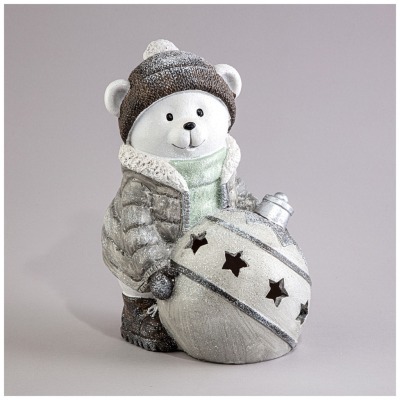 Статуэтка снеговик с led-по...