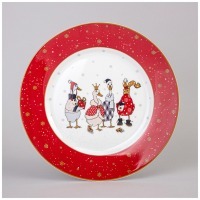 Тарелка обеденная lefard "family christmas" 25 см (425-118) 