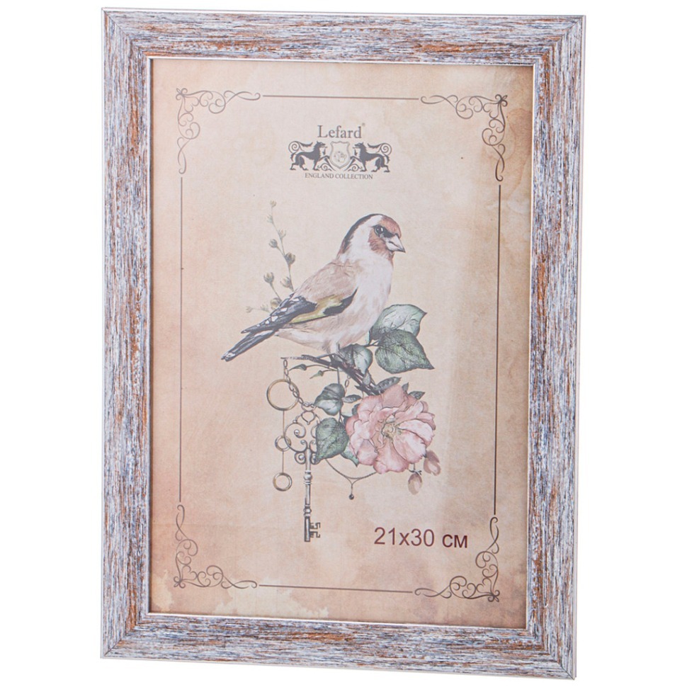 Фото Фоторамка 21х30 см цвет: серебро с патиной Lefard (541-916) - интернет-магазин МегаТерем в Москве