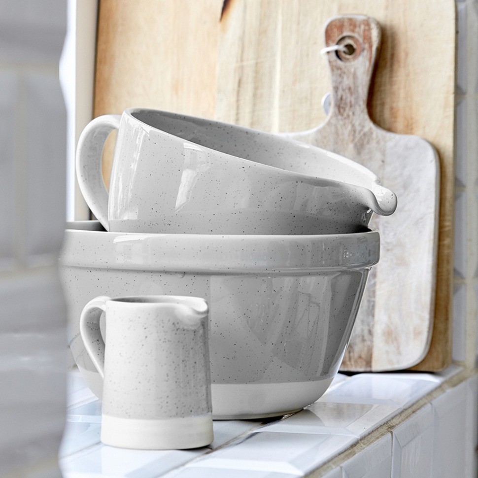 Фото Миска для смешивания FA547-GRY(MBS311-02113V), 31.4, керамика, grey, CASAFINA BY COSTA NOVA - интернет-магазин МегаТерем в Москве