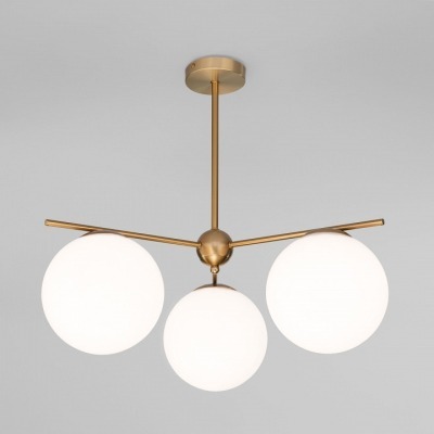 Люстра на штанге Eurosvet Marbella 60147/3 латунь EV_a063853