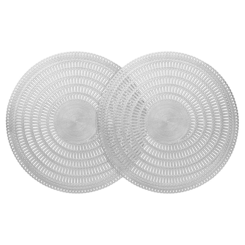 Фото Набор подстановочных салфеток из 2 шт., диаметр 38 см Lefard (771-161) - интернет-магазин МегаТерем в Москве
