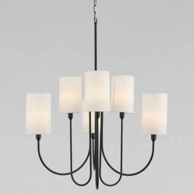 Подвесная люстра Eurosvet Abbey 60164/6 черный EV_a065746