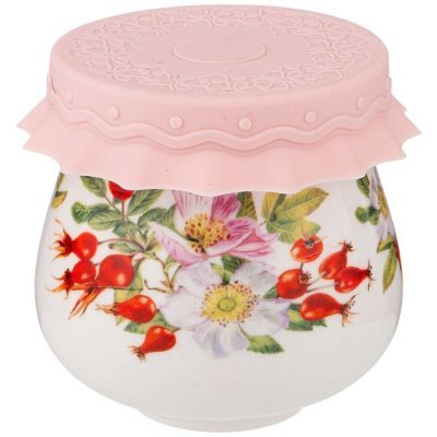 Баночка  с силиконовой крышкой lefard "шиповник" 180 мл (359-314) 