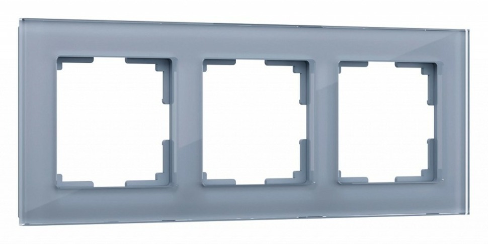 Фото Рамка на 3 поста Werkel Favorit (серый) W0031115 WRK_a050963 - интернет-магазин МегаТерем в Москве