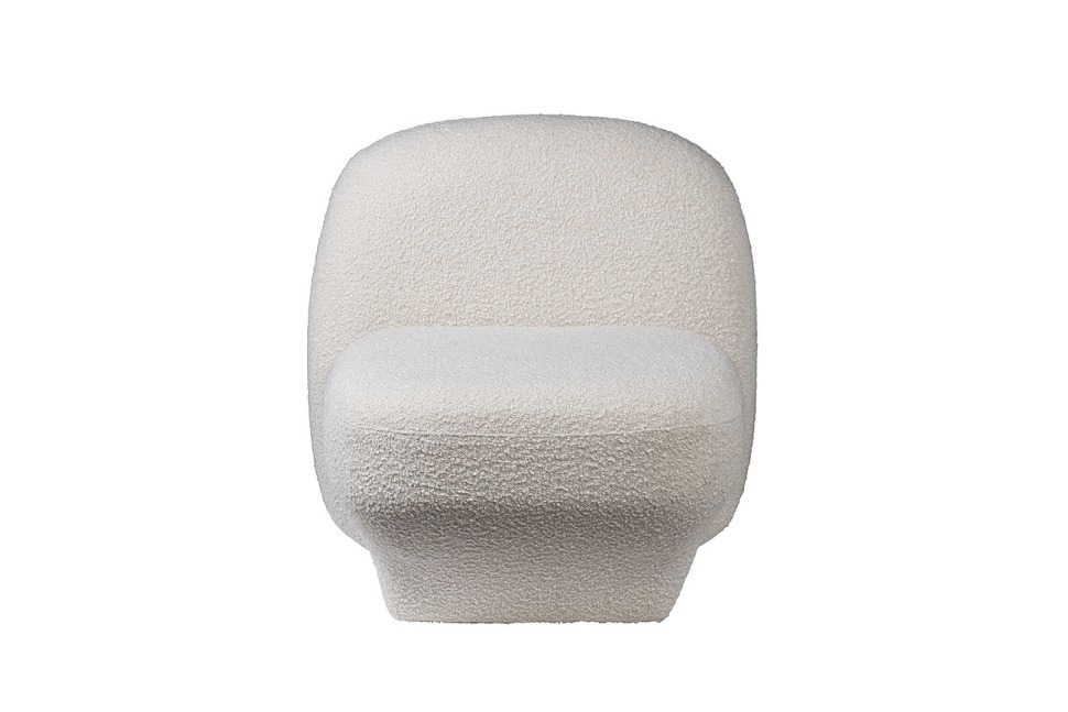 Фото Кресло Albano букле белое 78*79*76см (TT-00012945) - интернет-магазин МегаТерем в Москве