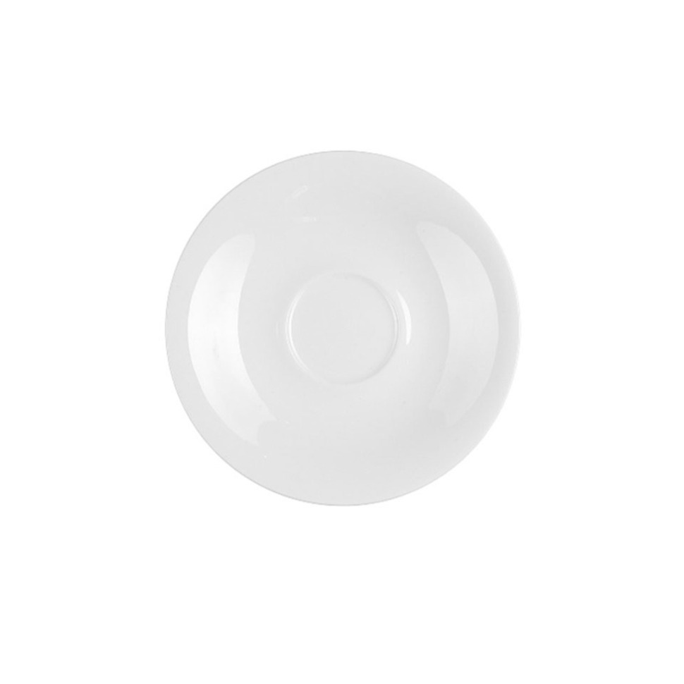 Фото Блюдце S0133, 15 см, фарфор, white - интернет-магазин МегаТерем в Москве