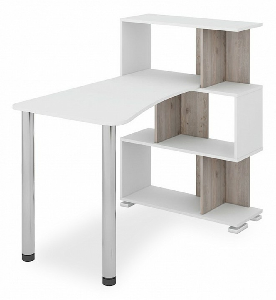 Фото Стол компьютерный Домино нельсон СЛ-5-3СТ-2 MER_SL-5-3ST-2_BENBE - интернет-магазин МегаТерем в Москве