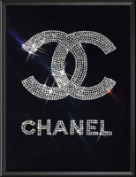 Картина Шанель с кристаллами Swarovski (3074)