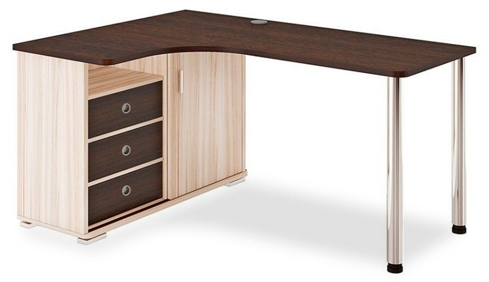 Фото Стол письменный Домино СР-165СМ MER_SR-165SM_KVV-LEV - интернет-магазин МегаТерем в Москве