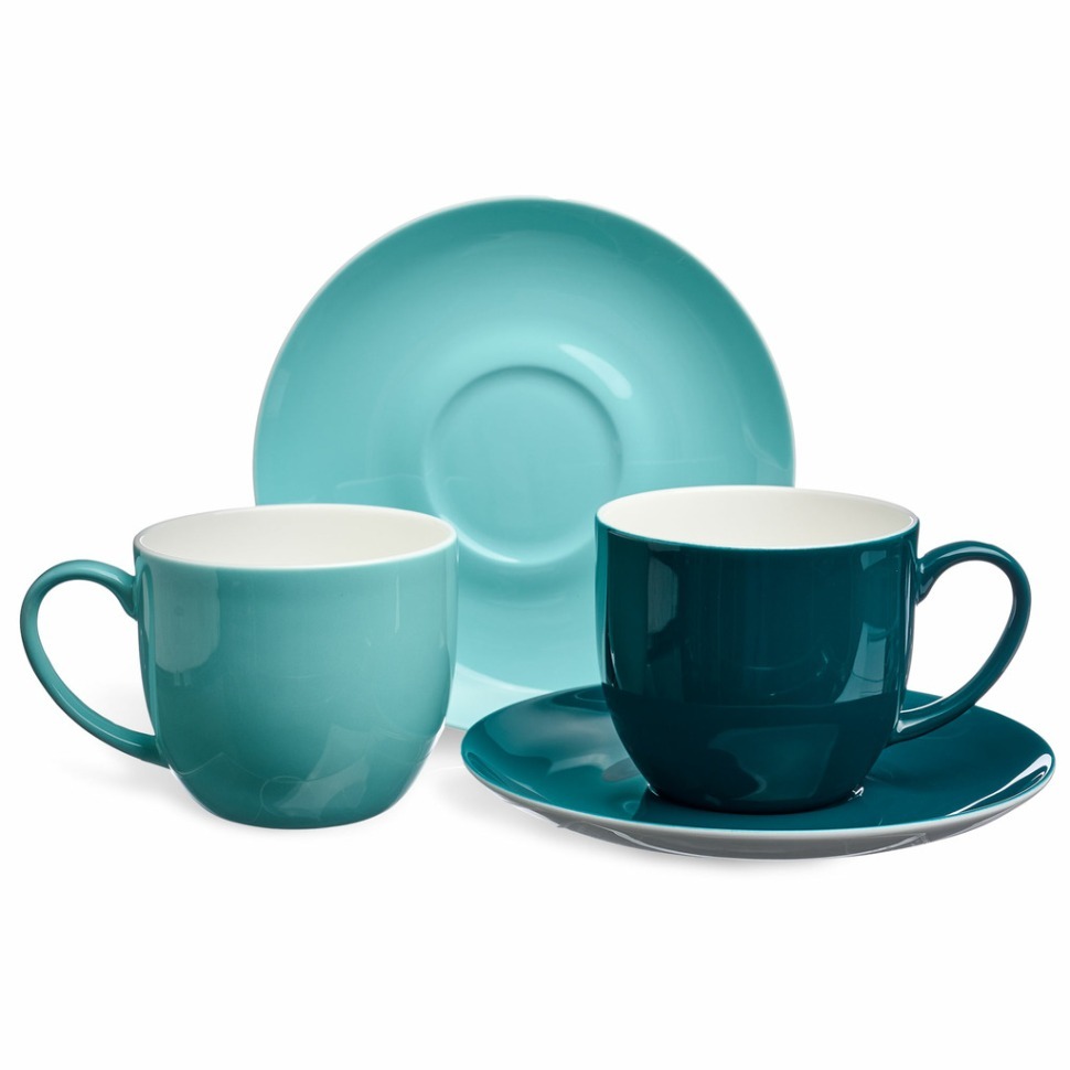 Фото Чайный набор lefard tet-a-tet на 2 пер. 4 пр. 300 мл (416-116)  - интернет-магазин МегаТерем в Москве