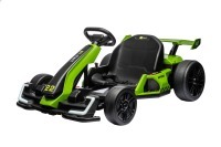 Детский электромобиль дрифт картинг (зеленый, 12 км/ч, 24V) (AHL007-GREEN)