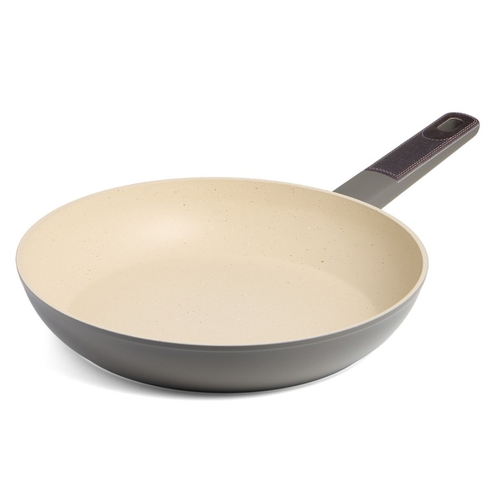 Фото Сковорода с антипригарным покрытием pfluon marble, 28*5,2 см Agness (902-103) - интернет-магазин МегаТерем в Москве