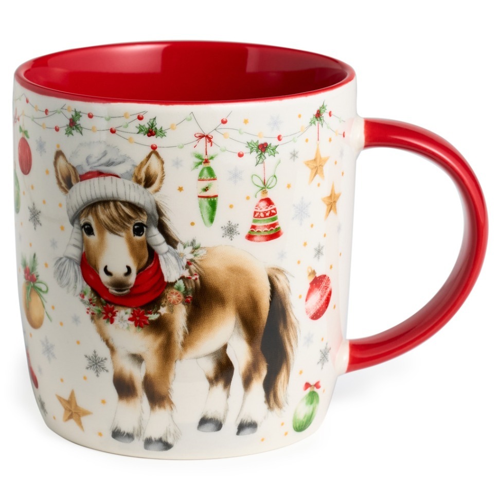 Фото Кружка lefard  pony winter story 355 мл (580-104)  - интернет-магазин МегаТерем в Москве