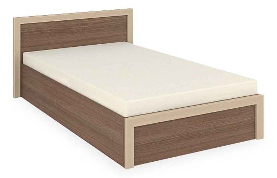 Фото Кровать полутораспальная Нобиле Кр-120 MER_Kr-120-SHKo - интернет-магазин МегаТерем в Москве