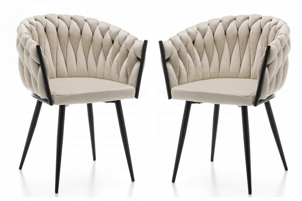 Фото Набор из 2 стульев Refuge Cadence HSBI_DC146_beige_2 - интернет-магазин МегаТерем в Москве